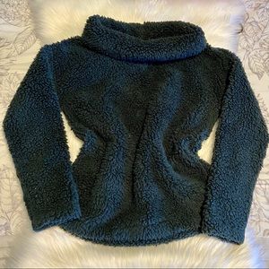 Forest Green Sherpa Pullover